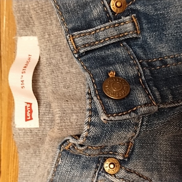 Levi's Boy's 514 Straight Leg Pull-On Jeans | 18M | Light Wash - Picture 2 of 7